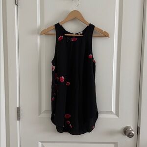 Aritzia Wilfred Sevres Blouse - Black / Floral (S)